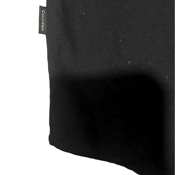 Calvin Klein®️Slim-Fit 2XL Button Up Black Casual Formal Long Sleeve Dress Shirt - Picture 8 of 8